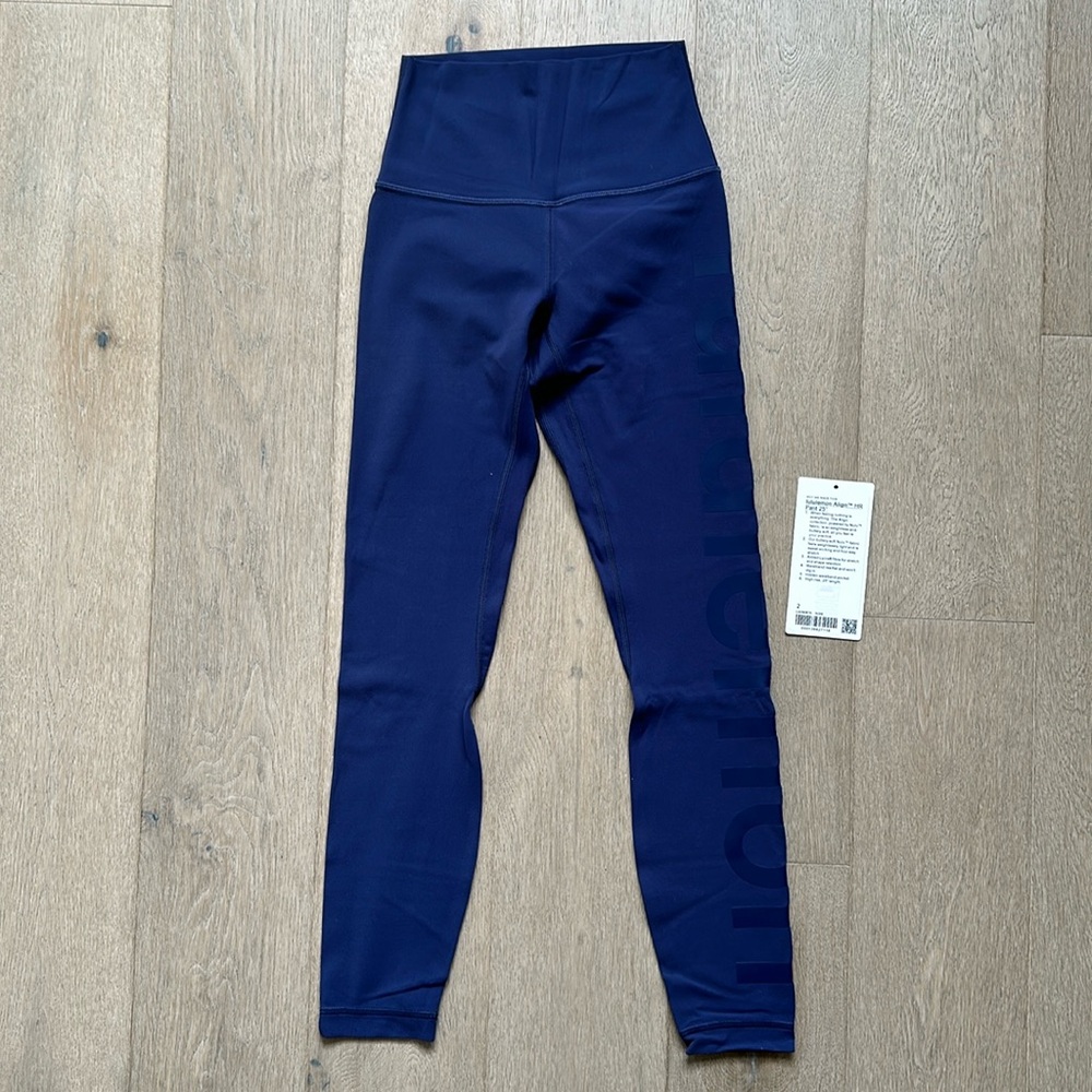 align pant 25" graphic night sea size 2 lululemon euc